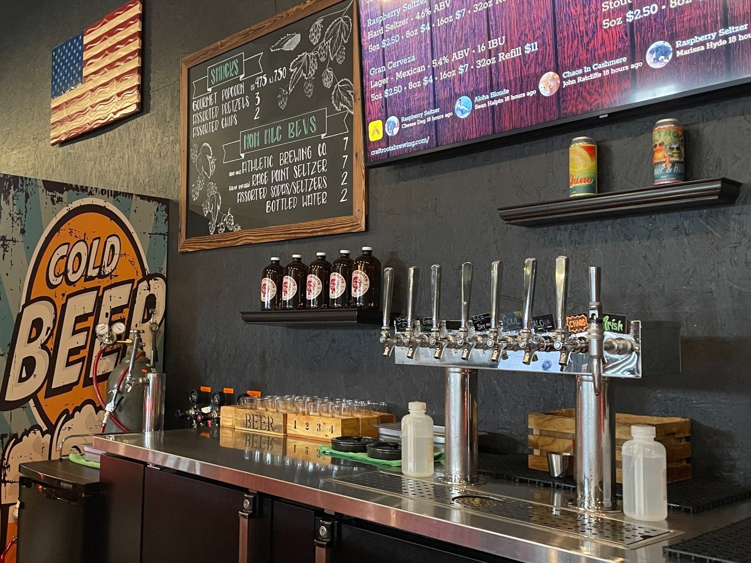 CraftRoots Brewery find us on tap