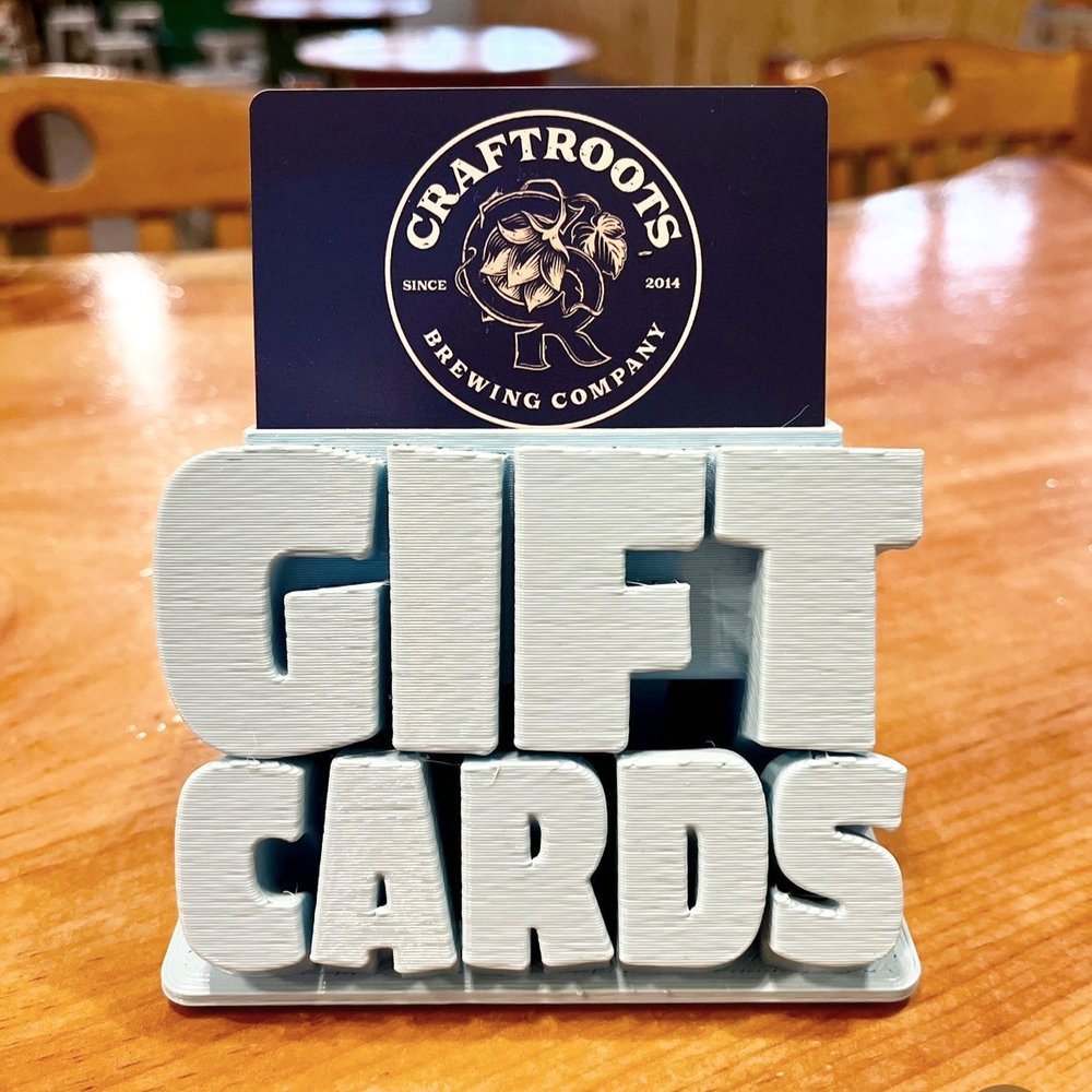 CraftRoots Brewery giftcards